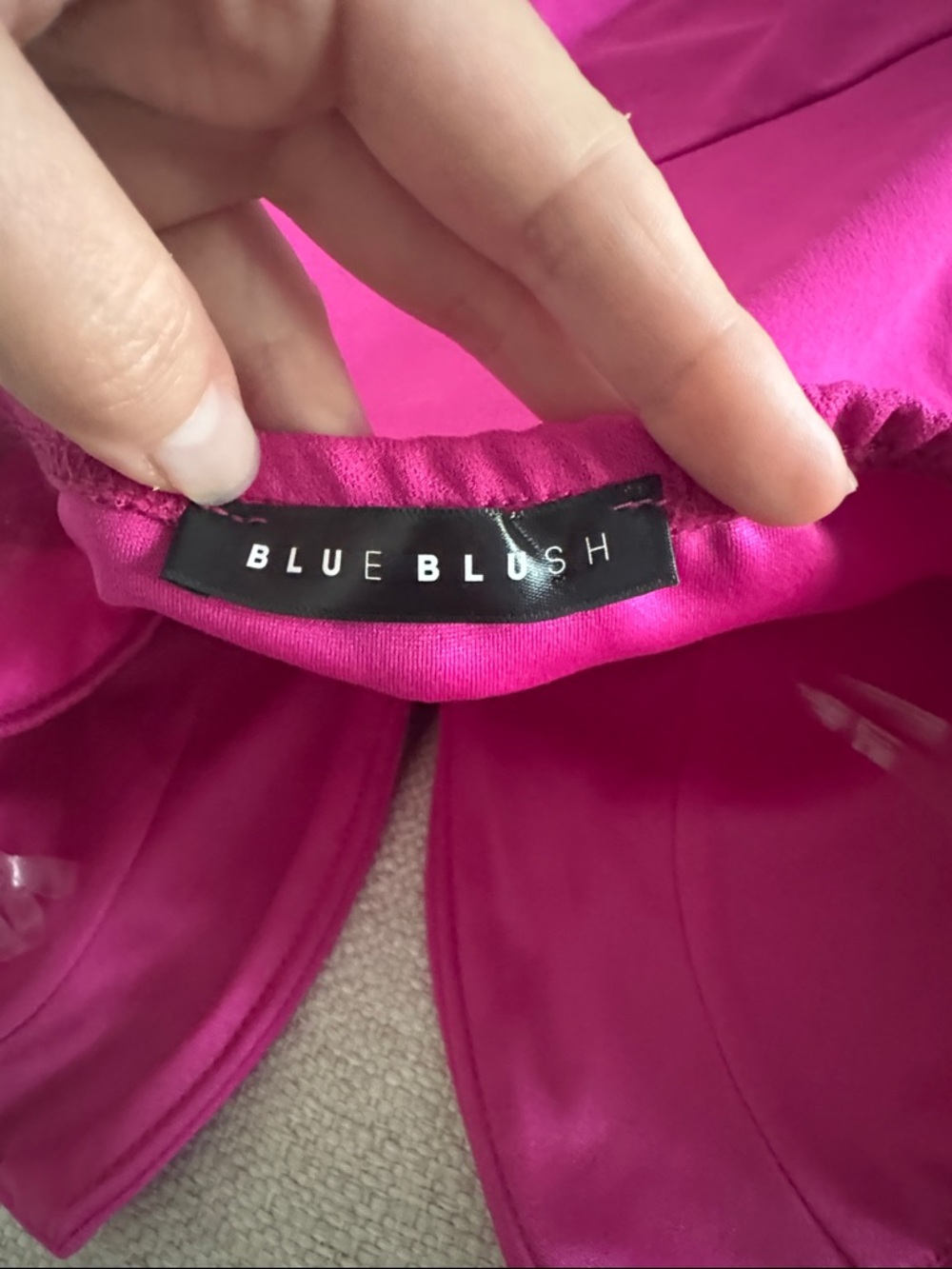 Brand new magenta rose pink strapless body suit - Picture 5 of 8